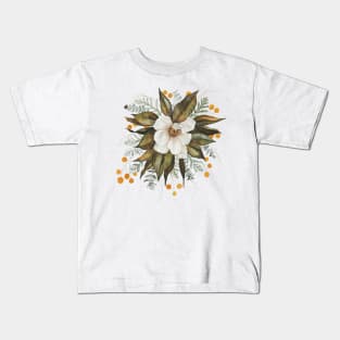 Magnolia Bouquet Kids T-Shirt